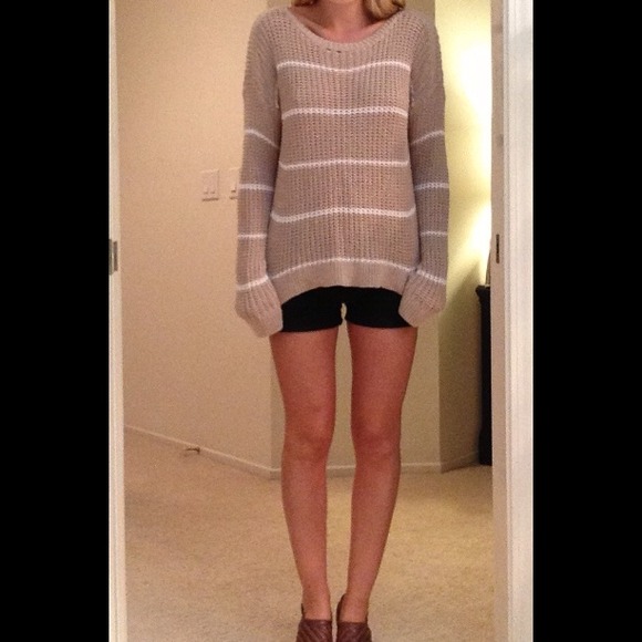 Striped over sized C&C California sweater