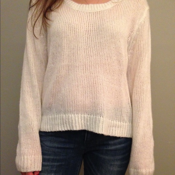 H&M Sweaters - H&M White Knit Pullover Sweater