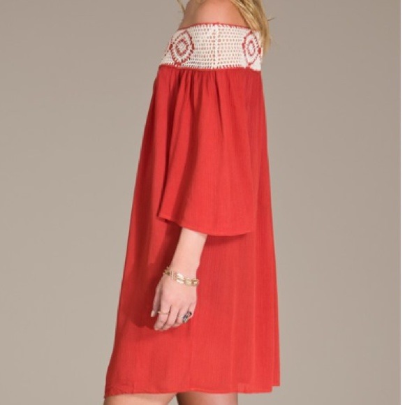 🎉Host Pick🎉 Off Shoulder Boho Dress - S M L - Picture 3 of 3