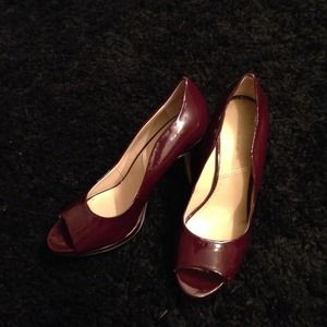 Burgundy tahari heels