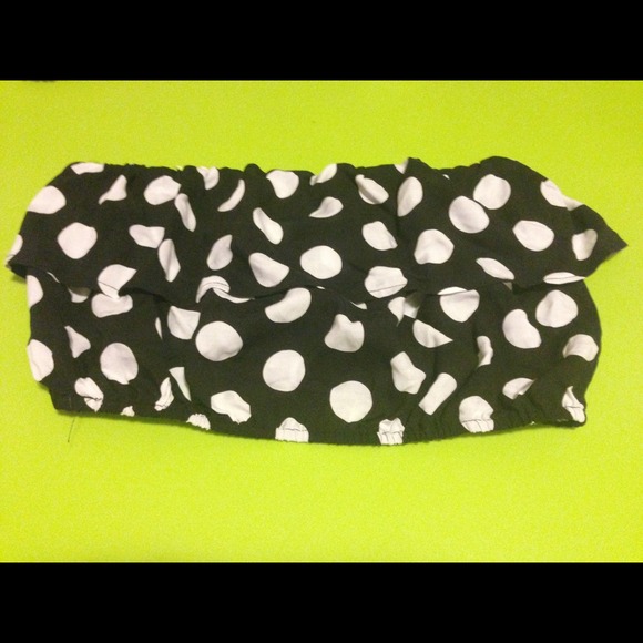 Love Fire Polka Dot Ruffle Top