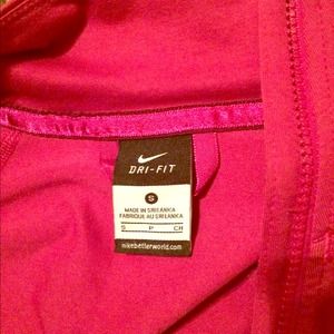 Nike pink warm up jacket