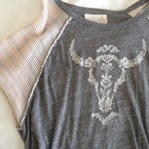 ON HOLD Free People embroidered top
