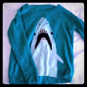 LA Hearts shark sweater