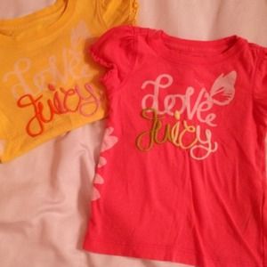 Little girls juicy top