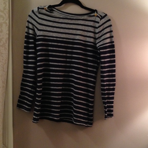 PRICE DROP! J. Crew top with gold button detail