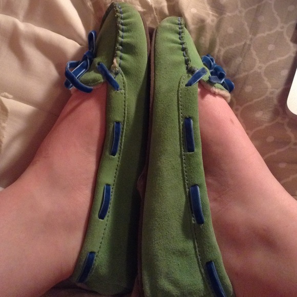 Light Green LL Bean Slippers