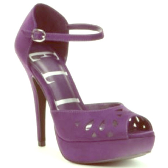 ELLE Shoes - Purple heels