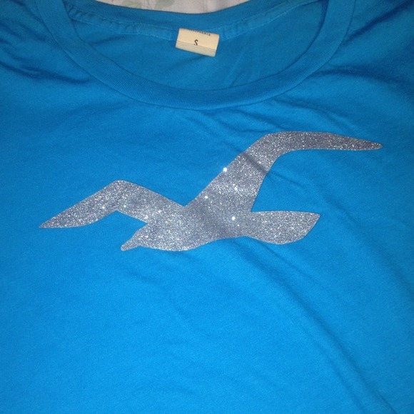 Blue Hollister shirt