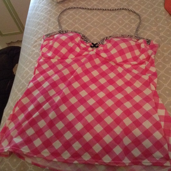 Tankini bathing suit top and strap (padded)