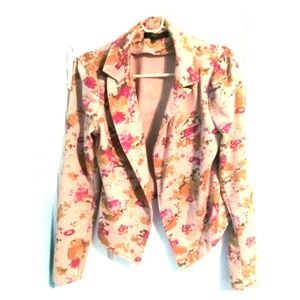 Floral blazer