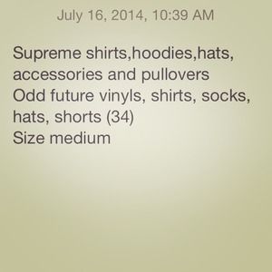 What i want supreme and odd future