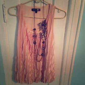 Classy blouse with necklace