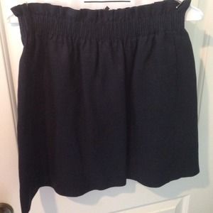 J. Crew navy linen skirt