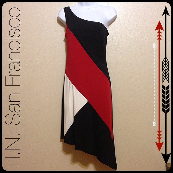 I.N. San Francisco Dresses & Skirts - I. N. San Francisco one shoulder dress
