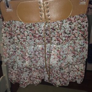 High waisted skirt