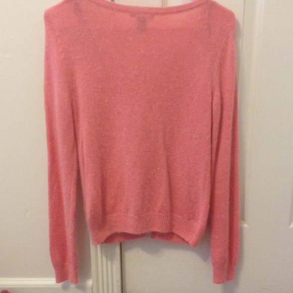 Coral buttoned cardigan - Picture 2 of 2
