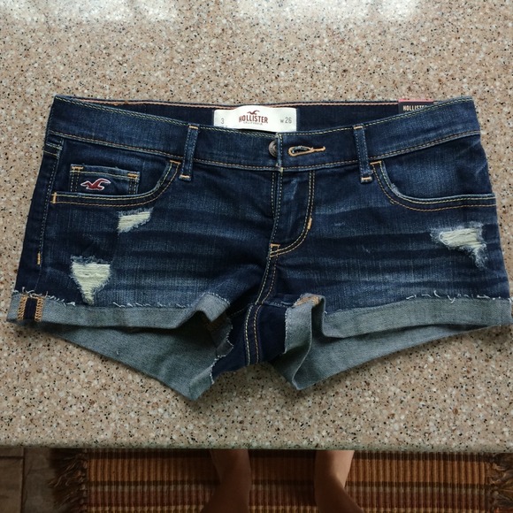 hollister jean shorts