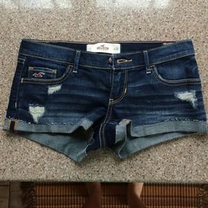 hollister jean shorts