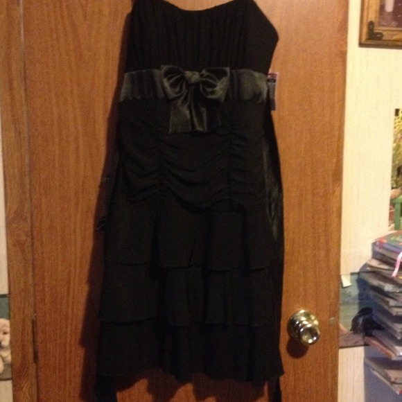 Black formal dress