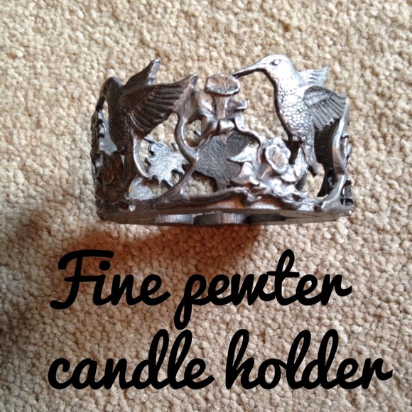 Fine pewter candle holder🎀
