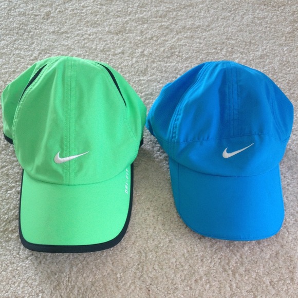 Two nike sports caps