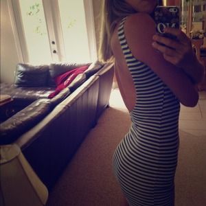 American Apparel Bodycon Low Back Dress