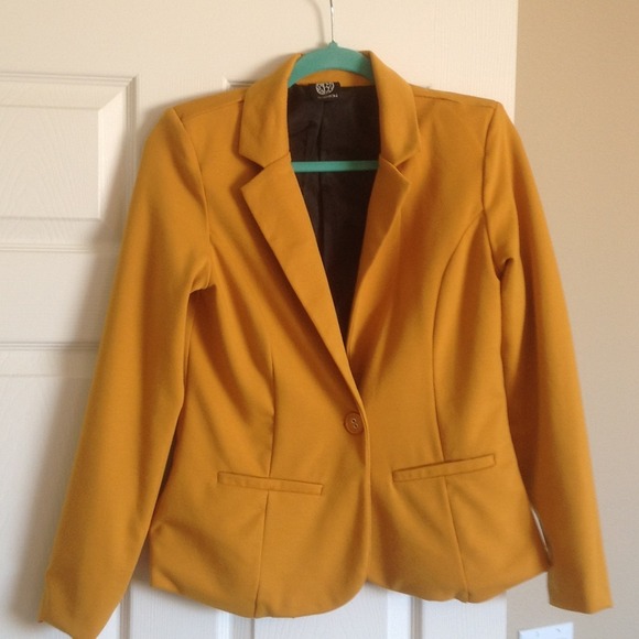 Mustard Blazer