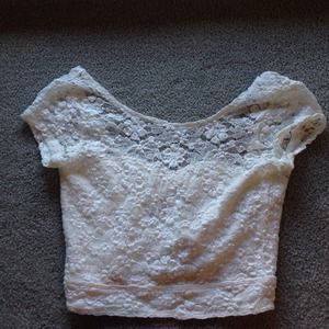 Lace crop top