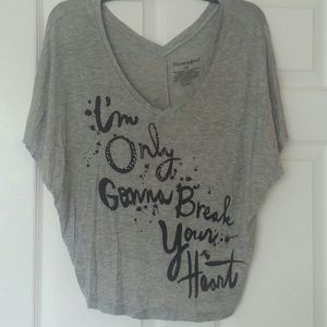 Im only going to break your heart top