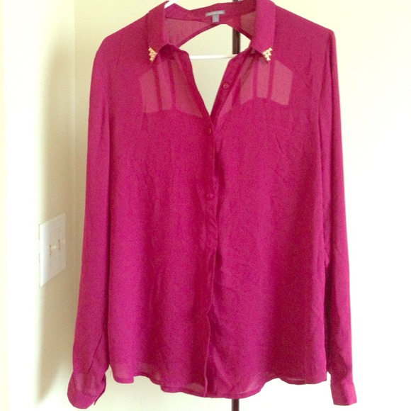 Spiked Collar Shirt