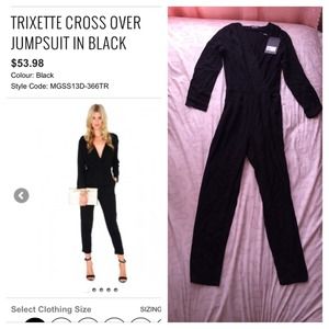 Black Missguided Jumpsuit US Size 0/ UK Size 4