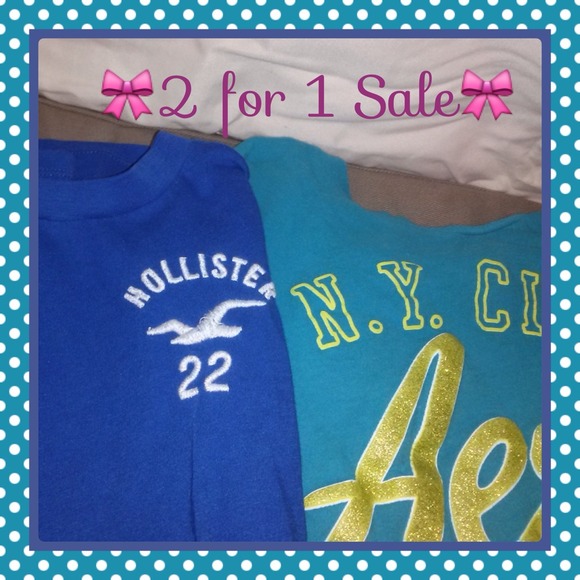 FIRM $cut🎀Hollister & Aero 2 for 1 sale🙀sz XS🌟 - Picture 1 of 3