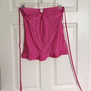 Candies pink swim top