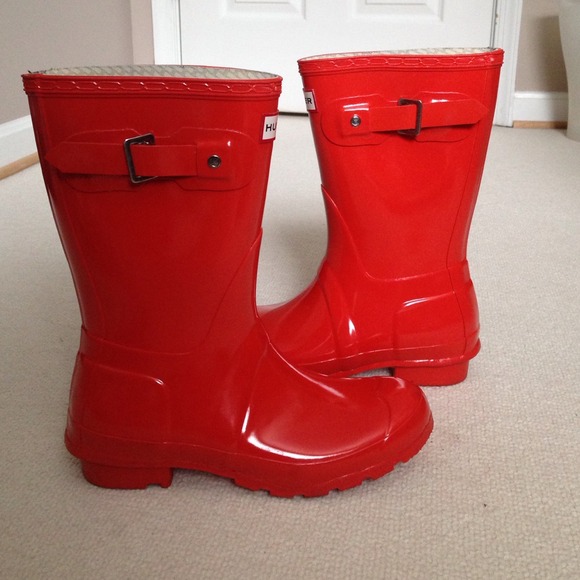 Red Hunter Rainboots