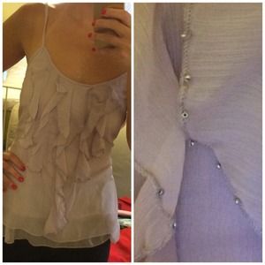 Periwinkle Ruffle Top