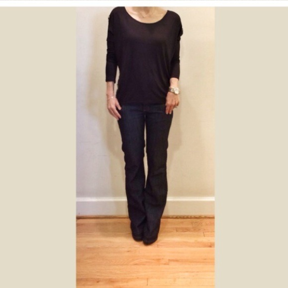 Chic chiffon back printed top ONE DAY SALE - Picture 2 of 4