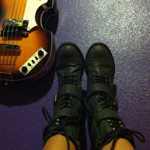 Combat boots :)