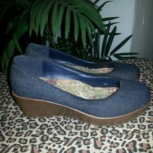Denim Wedge
