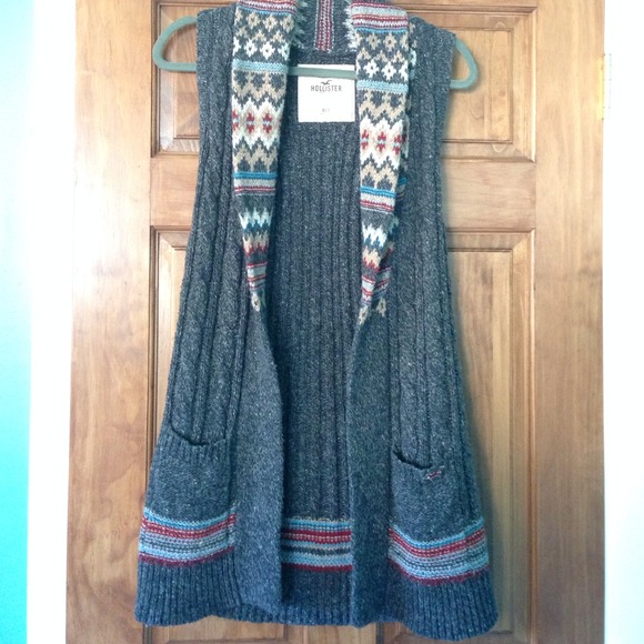 Boho Sleeveless Cardigan - Picture 1 of 5