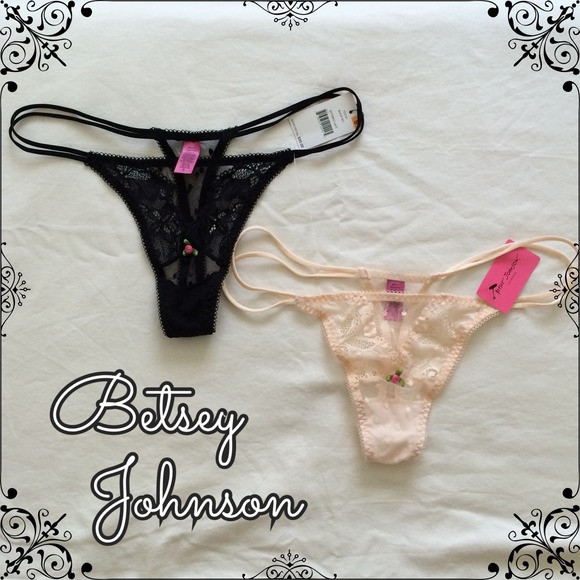 New With Tags! Betsey Johnson thong bundle