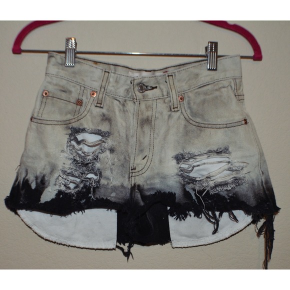 Destroyed High Waisted Shorts
