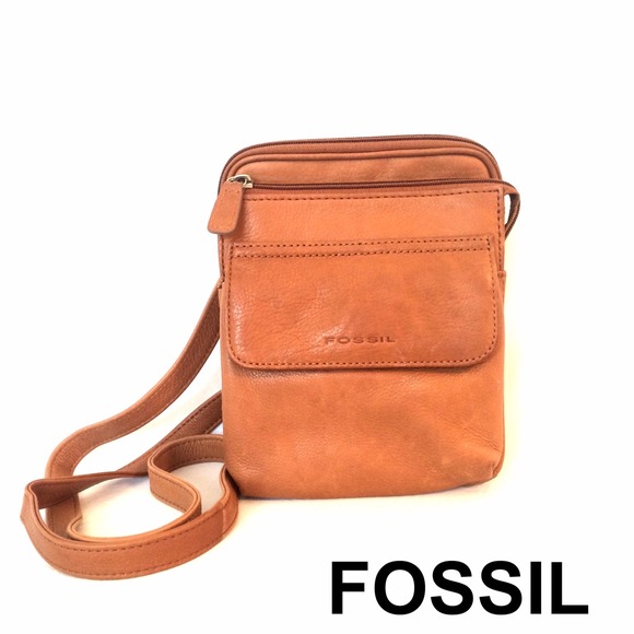 Fossil Handbags - AUTHENTIC FOSSIL GENUINE LEATHER CROSS BODY BAG