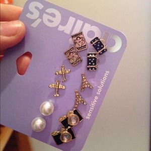 Fashion earrings Paris Eiffel Tower