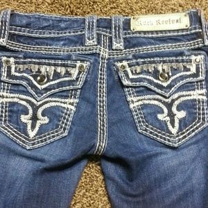 *traded* Rock revival jeans