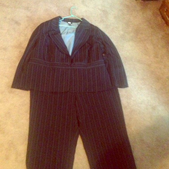 Pinstripe suit