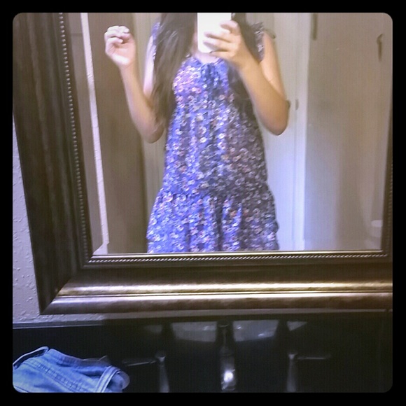 Chiffon floral dress