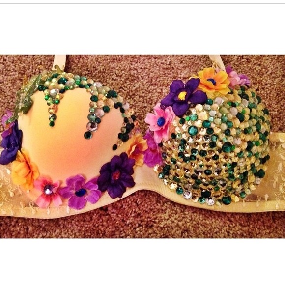Brand new flower bra