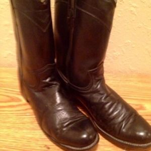 Justin Diamond J Ropers Boots Black 8 B