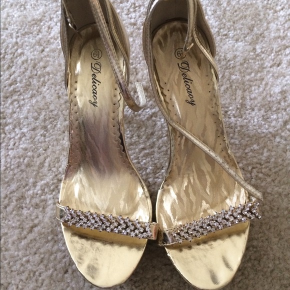 Gold heels